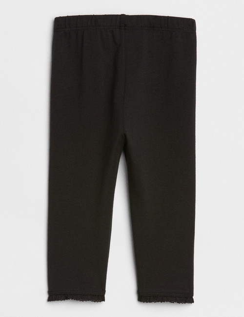 Baby Lace-Trim Leggings