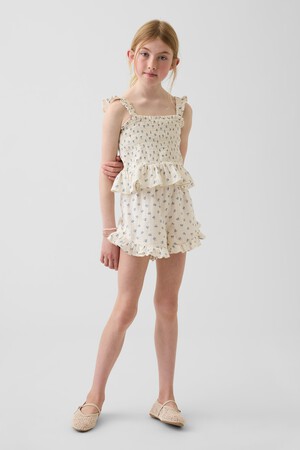 GAUZE RFL HEM PO SHORT