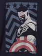 Kids Marvel Captain America Recycled PJ Shorts Set