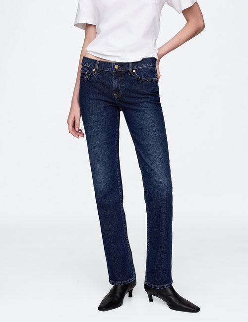 Low Rise '90s Slim Straight Jeans