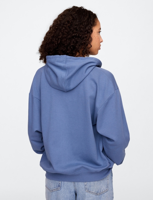 Relaxed Gap Logo Zip Hoodie