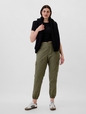 Girlfriend Khaki Cargo Joggers