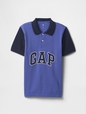 Gap Logo Colorblock Pique Polo Shirt