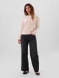 Cable-Knit Crewneck Sweater