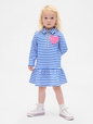 Baby & Toddler Half-Zip Pullover Sweatshirt Dress