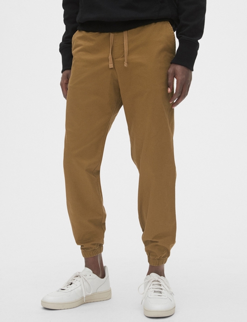 Slim Canvas Joggers with GapFlex