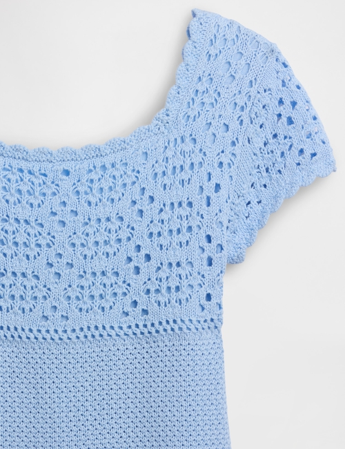 Kids Crochet Sweater Dress