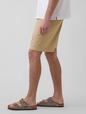 7 INCH FIXED WAIST LINEN SHORT SP26