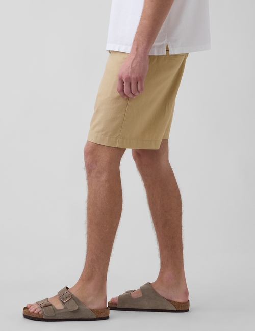 7 INCH FIXED WAIST LINEN SHORT SP26