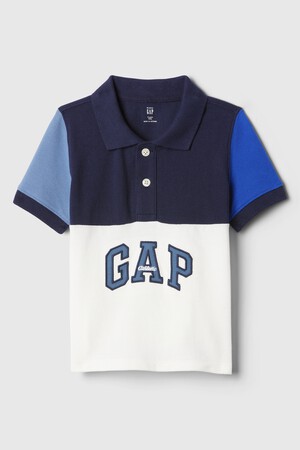 babyGap Colorblock Logo Polo Shirt