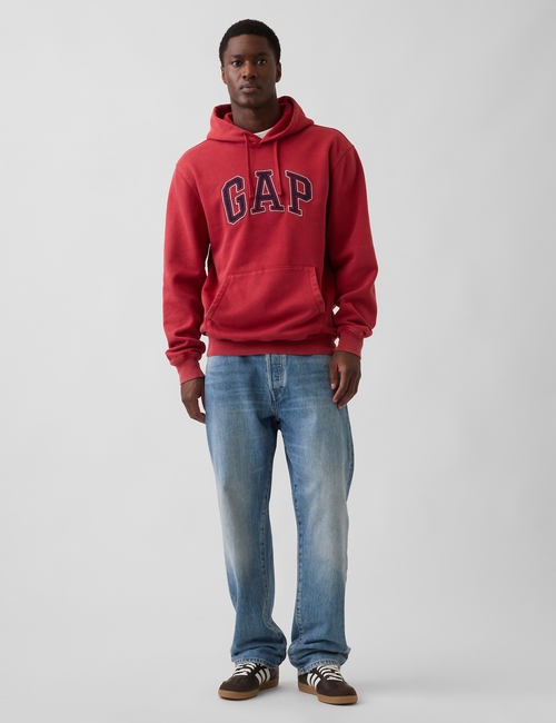 VintageSoft Relaxed Logo Hoodie