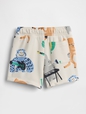 Baby & Toddler VintageSoft Terry Graphic Sweat Shorts