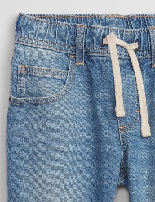 Kids Slim Pull-On Jeans with Washwell