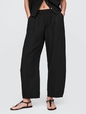 Crinkle Gauze Easy Barrel Pants