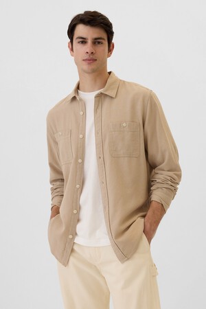 Brushed Utility Shirt in Standard Fit