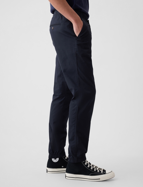 Slim Canvas Joggers