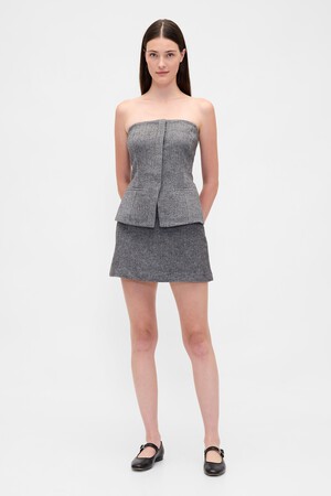 Herringbone Mini Skort