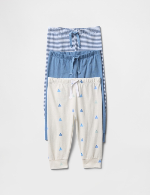 Baby First Favorites Organic Cotton Pull-On Pants (3-Pack)