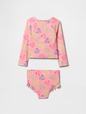 Gap × Disney Baby & Toddler Rash Guard Swim Two-Piece