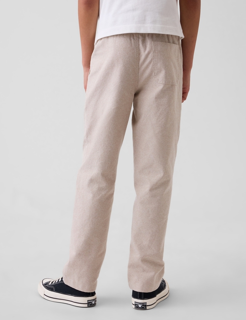 Kids Linen-Cotton Relaxed Easy Pants