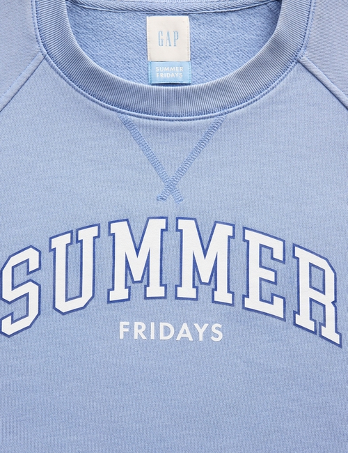 Gap × Summer Fridays Oversized Raglan Logo Sweatshirt