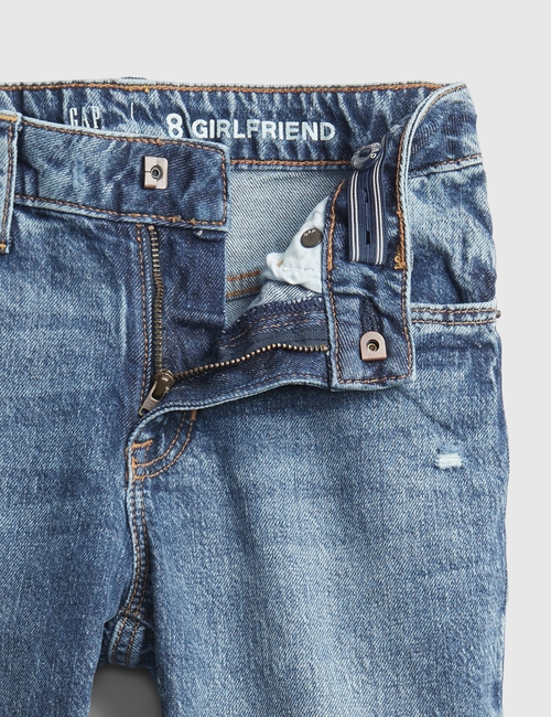 Kids Mid Rise Girlfriend Jeans