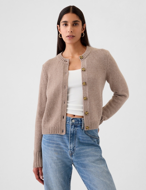 CashSoft Cropped Cardigan