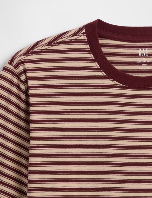 V-EVERYDAY SOFT CREW - STRIPE