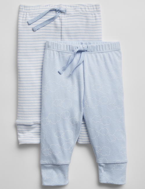 Baby Print Pull-On Pants (2-Pack)