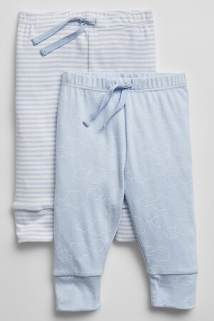 Baby Print Pull-On Pants (2-Pack)