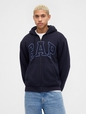 Relaxed Gap Logo Sherpa-Lined Zip Hoodie