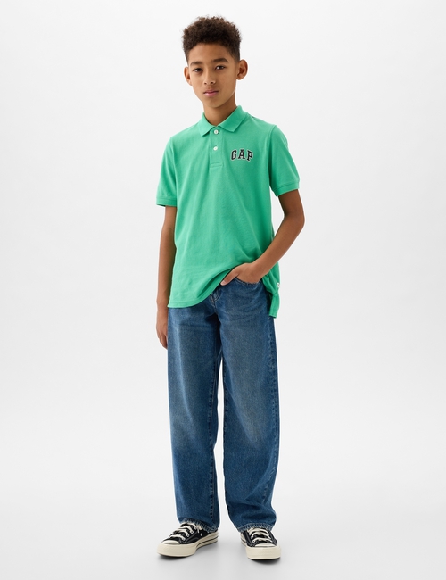 Kids Gap Logo Pique Polo Shirt