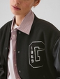 Wool Varsity Logo Boyfriend Jacket