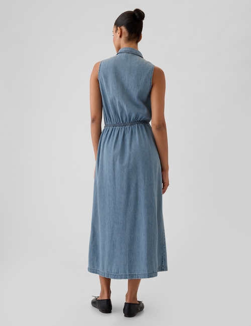 GapHeritage Western Denim Midi Dress