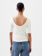 Modern Ballet-Back Cropped T-Shirt
