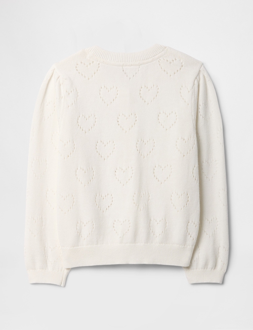 babyGap Pointelle Heart Cardigan