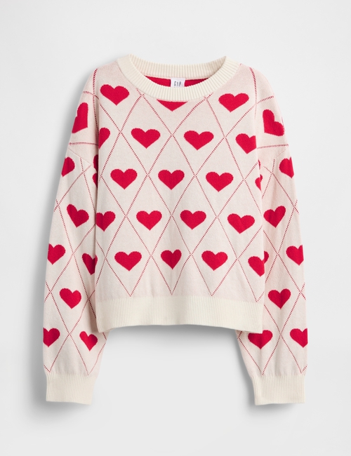 Kids Relaxed Graphic Crewneck Sweater