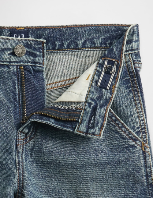 90S LOOSE DENIM SHORT - DK CARPENTER