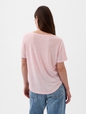 Linen-Blend T-Shirt