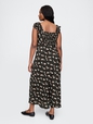Crepe Sweetheart Maxi Dress