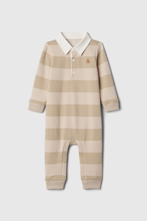 Baby Vintage Soft Rugby Polo One-Piece