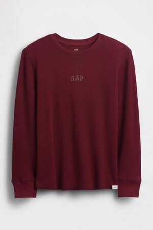 Kids Gap Mini Logo Waffle-Knit T-Shirt