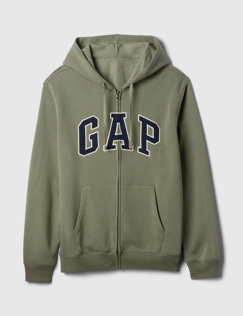 Relaxed Gap Logo Zip Hoodie
