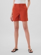 5" Mid Rise Downtown Khaki Shorts