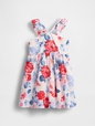Baby & Toddler Linen-Cotton Flutter V-Neck Dress