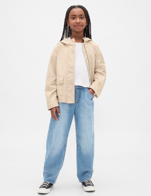 Kids High Rise Easy Barrel Jeans