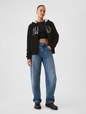 Relaxed Gap Logo Sherpa-Lined Zip Hoodie