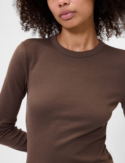 Essential Ribbed Crewneck T-Shirt