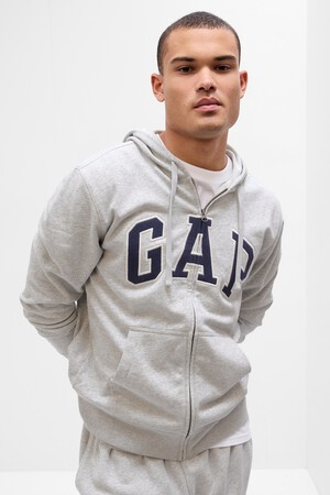 Gap Arch Logo Zip Hoodie