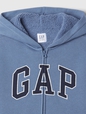 Kids Relaxed Gap Logo Sherpa Zip Hoodie